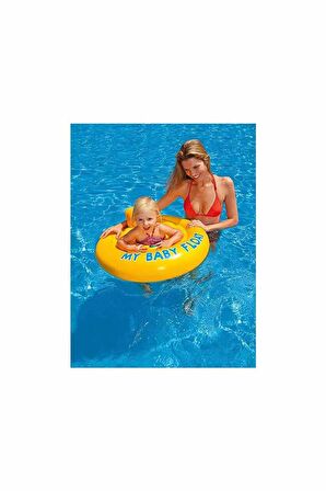 Intex Sarı Baby Float Hauz Deniz Simiti 70Cm - 565